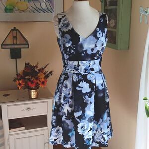 American Living Ponte Floral Dress